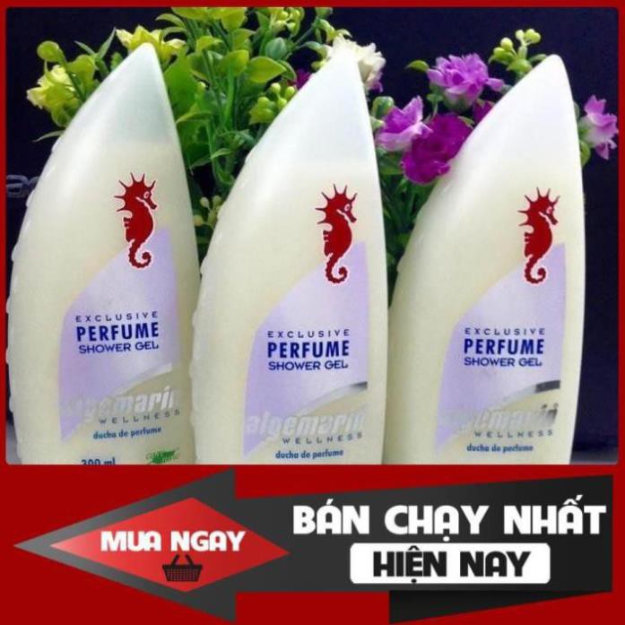 Sữa Tắm Cá Ngựa Cao Cấp Hương Hoa Hồng Giữ Ẫm Hương Thơm Cực Lâu - làm đẹp cho làn da và vệ sinh cơ thể