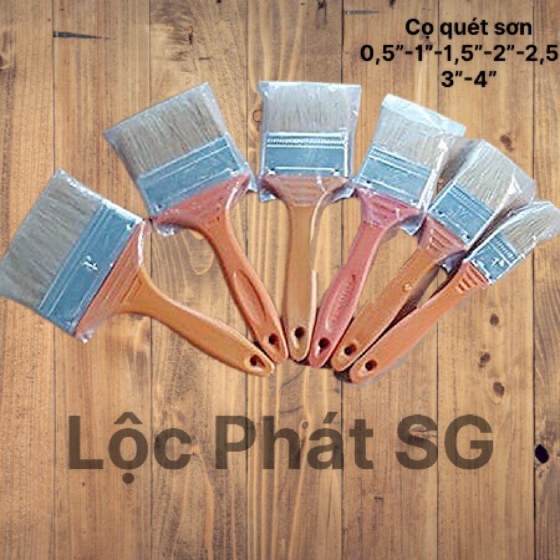 Cọ quét Sơn - Chỏi quét sơn - nhiều kích cỡ (0.5, 1, 1.5, 2, 2.5 inch,...)