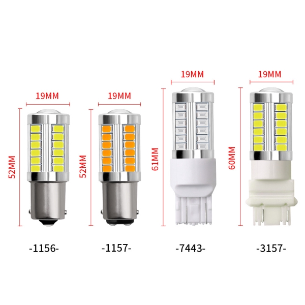 Bóng Đèn Led 1156 1157 5730 5630 33smd Cho Xe Hơi