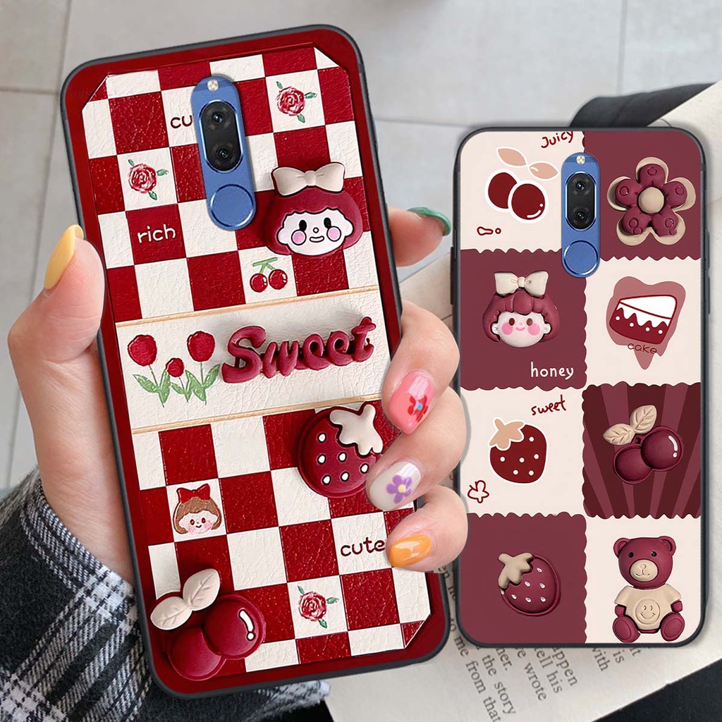 Ốp Huawei Nova 2i in hình trái tim, caro kẹo ngọt đầy cá tính siêu đẹp siêu chất