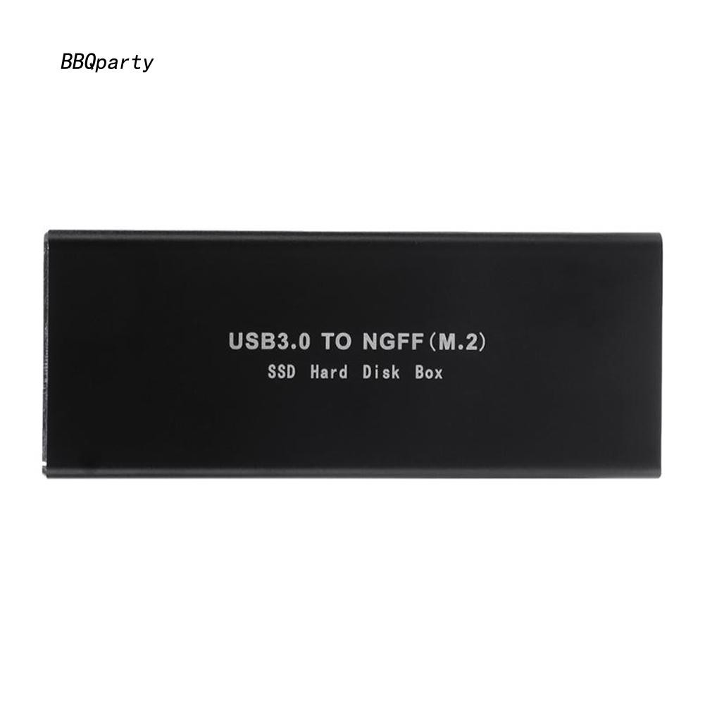 Hộp Chuyển Đổi Ổ Cứng Ngoài Ssd Sata Hdd Từ Ngff.2 Sang Usb 3.0 Bằng Nhôm