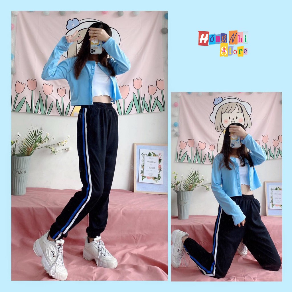 Quần Jogger Line Ulzzang Unisex Jogger 2 Sọc Dáng Rộng - MM