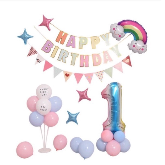 Banner Dây Chữ Happy Birthday trang trí sinh nhật Hot Trend 2022 , Phụ kiện trang trí sinh nhật nhiều mẫu siêu dễ thương