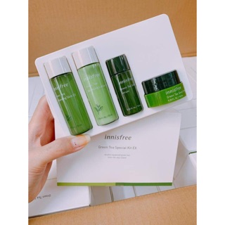 Bộ dưỡng da trà xanh 4 món innisfree special kit ex