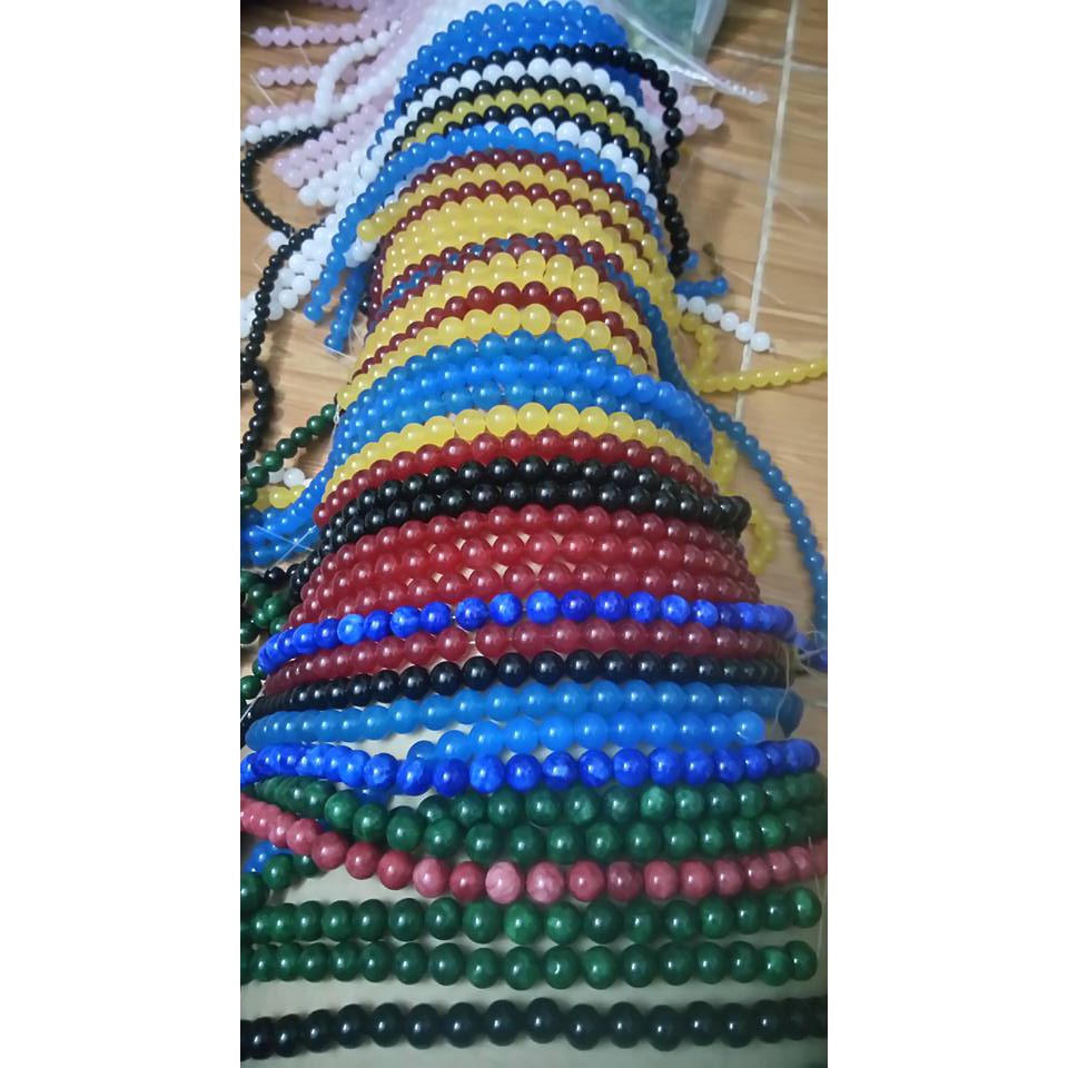Sỉ 100 đá phong thủy 10mm làm vòng