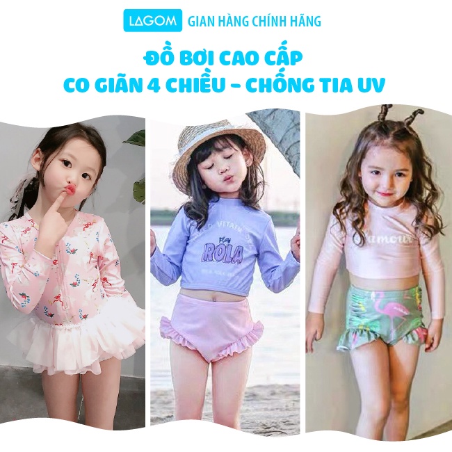 Chống Nắng Cao Cấp - Màu Sắc Cực Xinh Cho Bé Gái Đi Biển