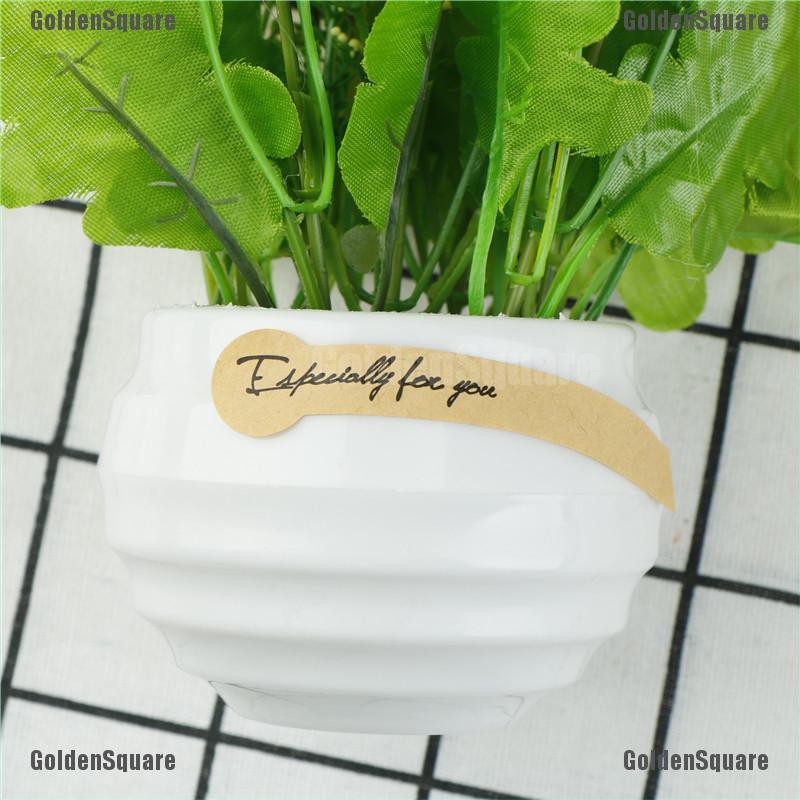 Set 200 Nhãn Dán Giấy Kraft In Chữ Especially For You Trang Trí Túi Bánh DIY