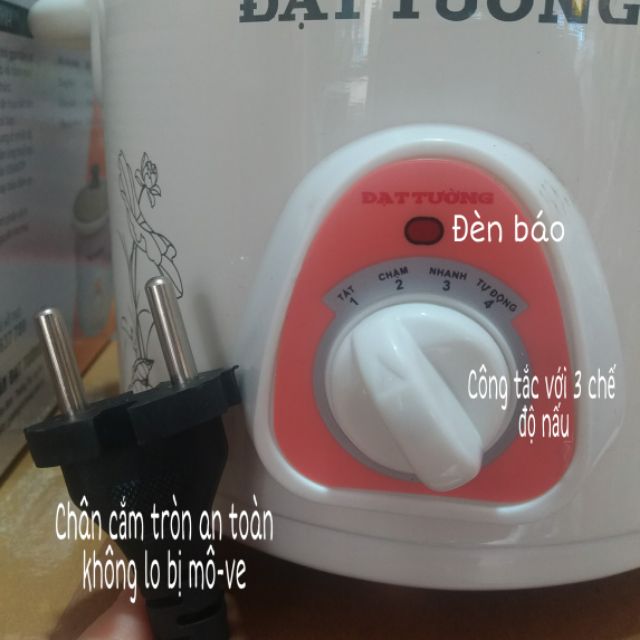 Nồi Nấu Cháo Chậm Đạt Tường 1.5L