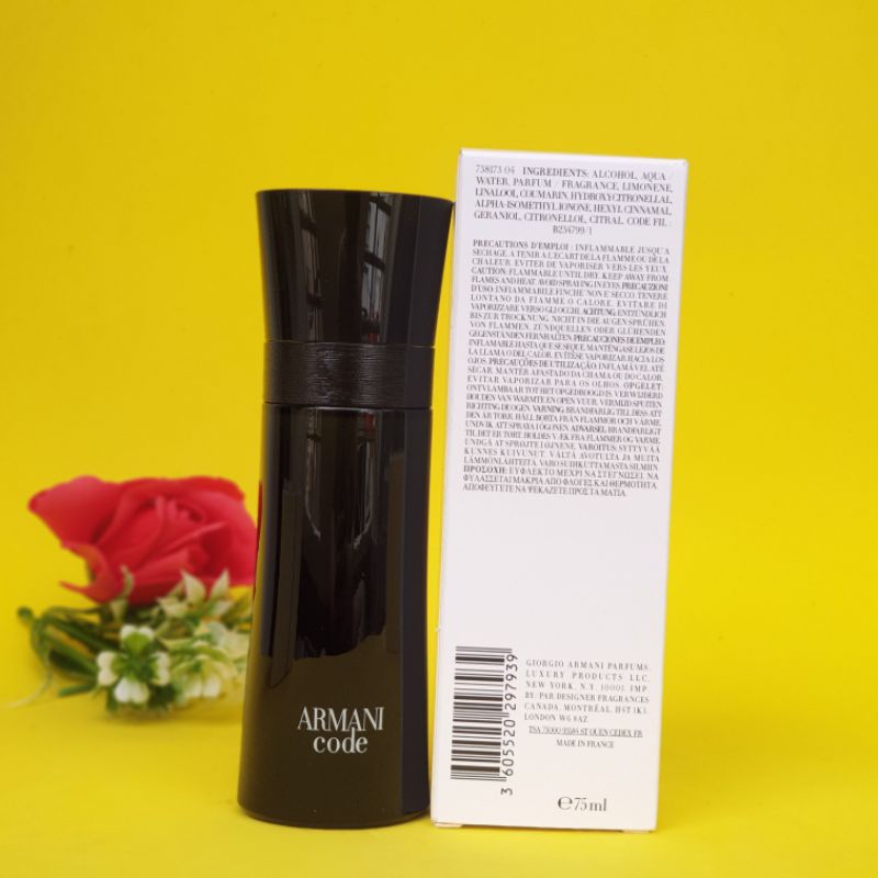 Nước Hoa Tester Nam Armani Code Pour Homme EDT 75ml