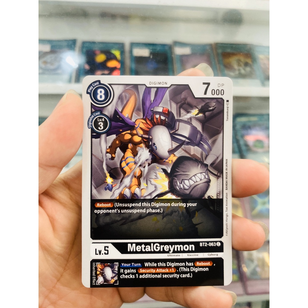Thẻ Bài Digimon Mã BT2-063 - MetalGreymon - Digimon - Common