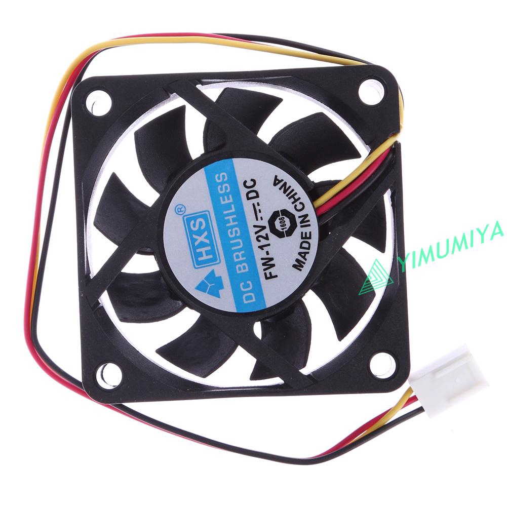 Quạt Tản Nhiệt Pc Yi Ổ Bi 3 Pin Nhỏ Gọn Kết Nối Với P4 12v Dc 6cm