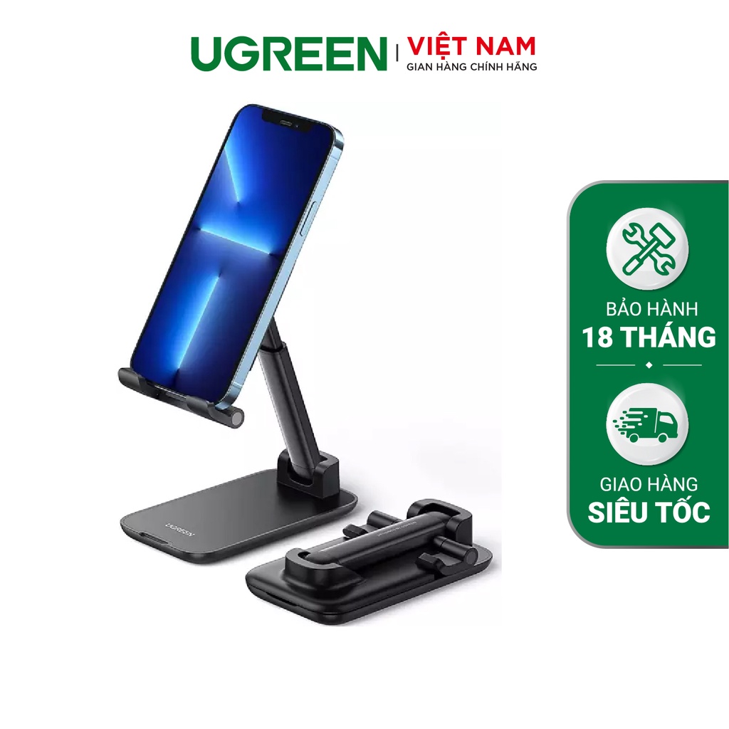 Giá đỡ điện thoại đa năng dễ dàng điều chỉnh độ cao phù hợp kích thước 4-7.2 inch UGREEN 20435 - chính hãng