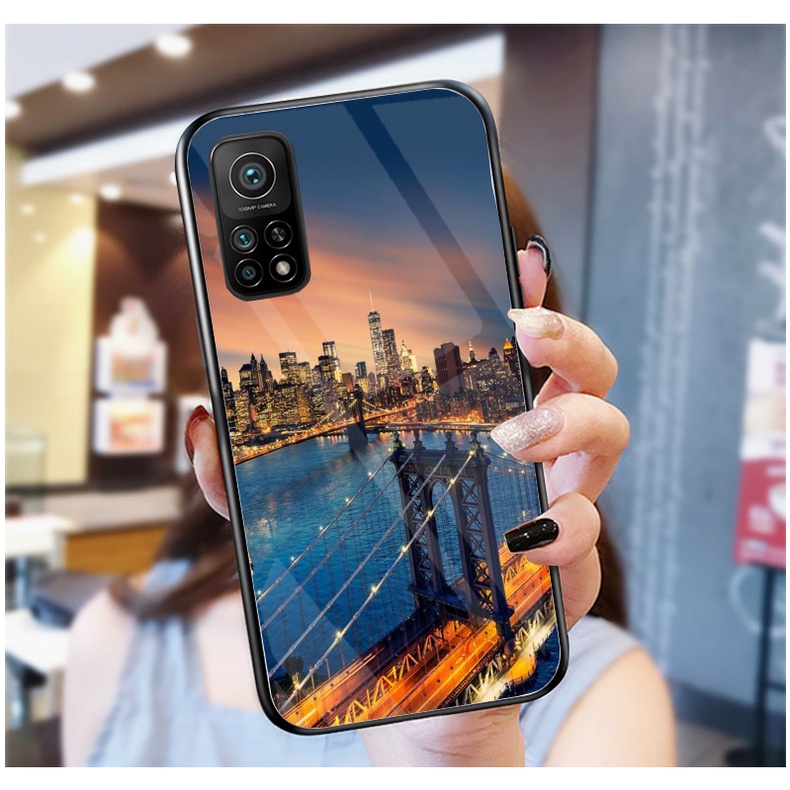 Ốp Lưng Xiaomi Mi 10T, 10T Pro 5G Ốp kính bóng cao cấp mới nhất