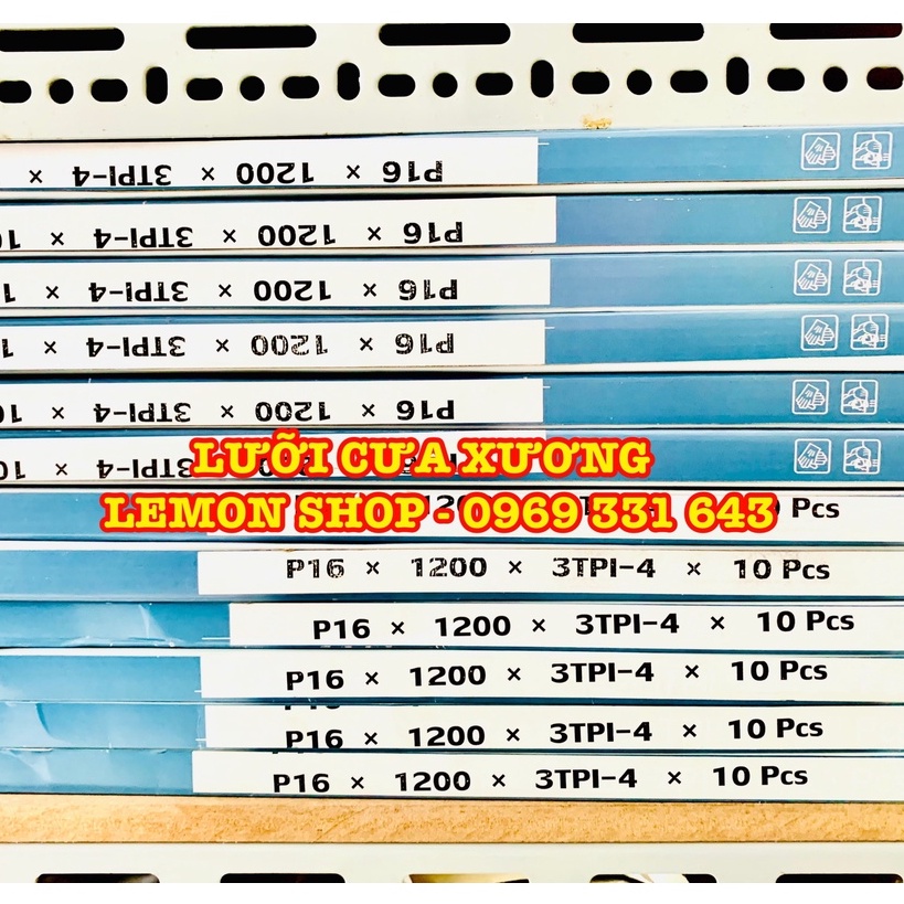 Combo 10 Lưỡi cưa xương MARSSAW (1200mm) - Loại chuyên cưa xương bò, thịt cá đông lạnh các loại - SỈ GIÁ TỐT