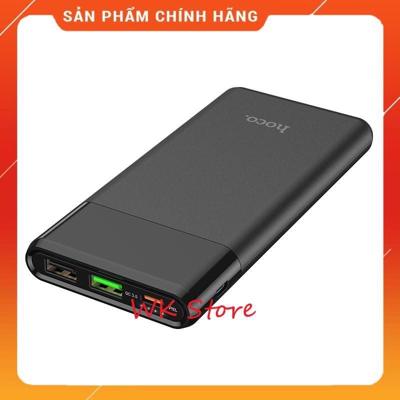 Sạc dự phòng Hoco J58 10.000 mAh (sạc nhanh 18W QC 3.0,PD) (BH 1 năm)