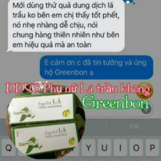 DUNG DỊCH VỆ SINH LÁ TRẦU KHÔNG GREENBON
