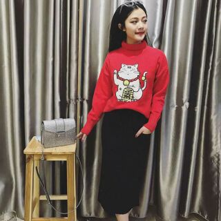 Áo mèo thần tài