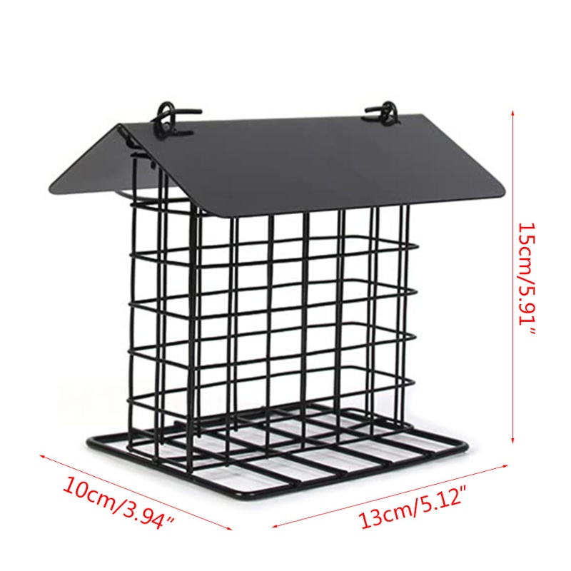 Dụng Cụ Cho Chim Ăn Bằng Kim Loại Có Móc Treo Tiện Dụng