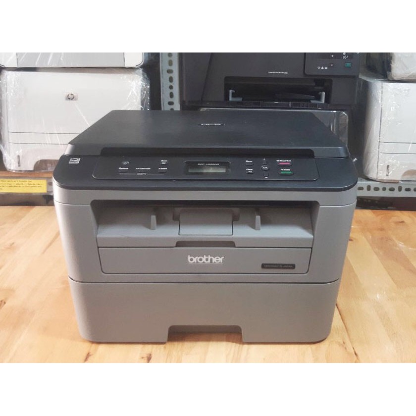 Máy in cũ Brother 2520D in 2 mặt, photo, copy, scan + tặng hộp mực mới, dây cap, dây nguồn