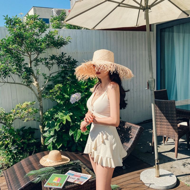 Bikini đi biển, đồ bơi nữ 1 mảnh liền thân tôn dáng áo liền váy 2 dây Nemo Bikini - B31