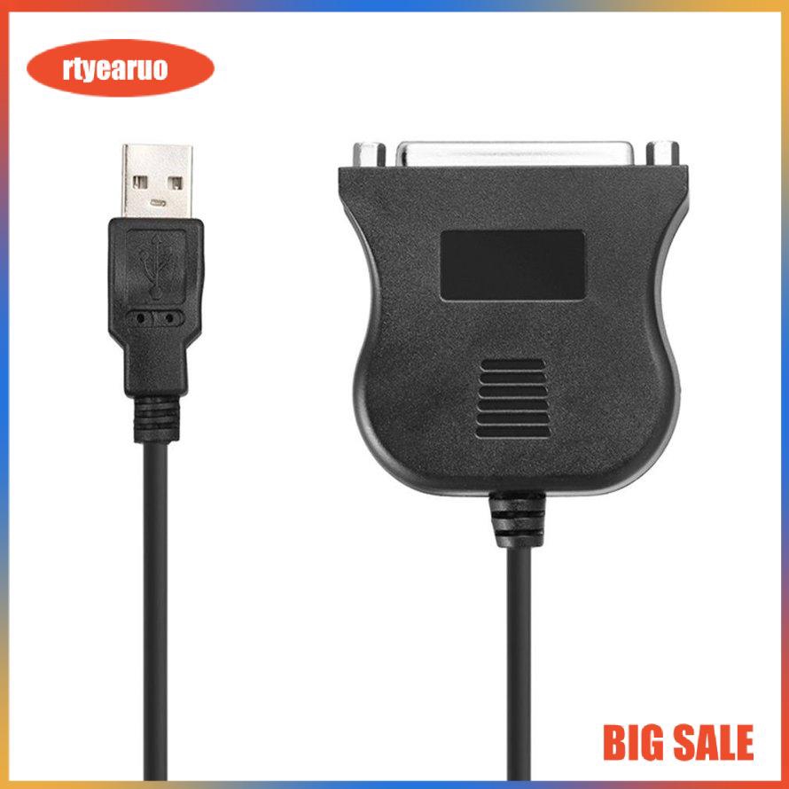 Cáp Chuyển Đổi Từ Cổng Usb Sang Cổng Song Song Db25 25-pin Cho Máy In Màu Đen Tiện Dụng | BigBuy360 - bigbuy360.vn