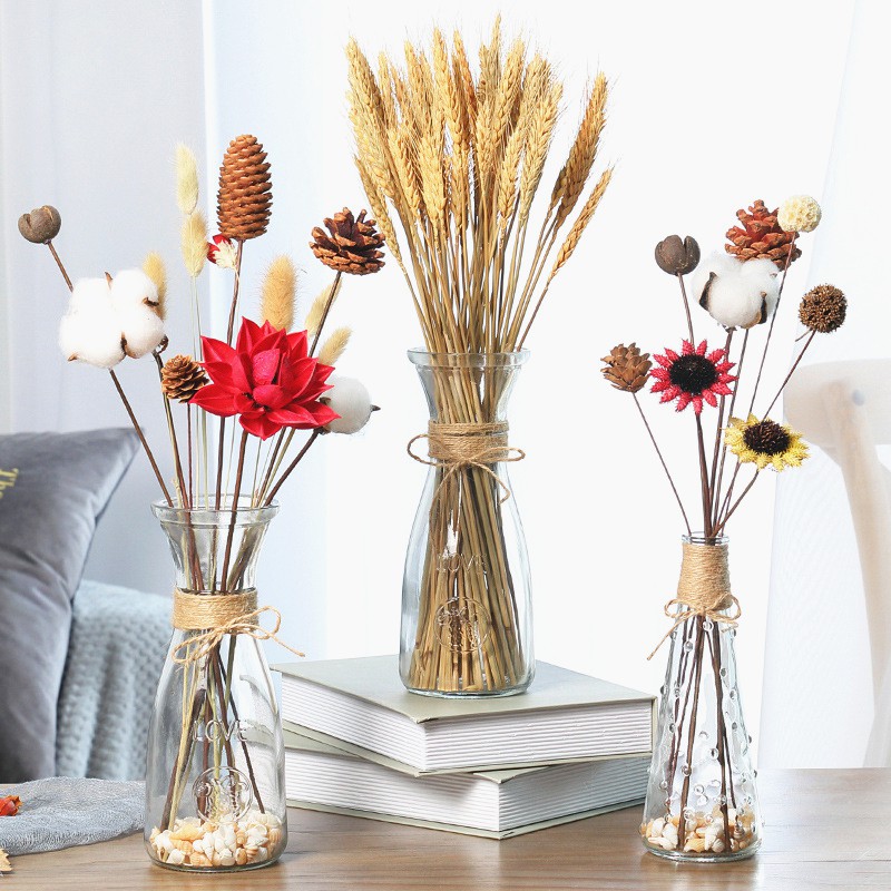 Lọ thủy tinh trang trí dây thừng🌸cắm hoa, decor