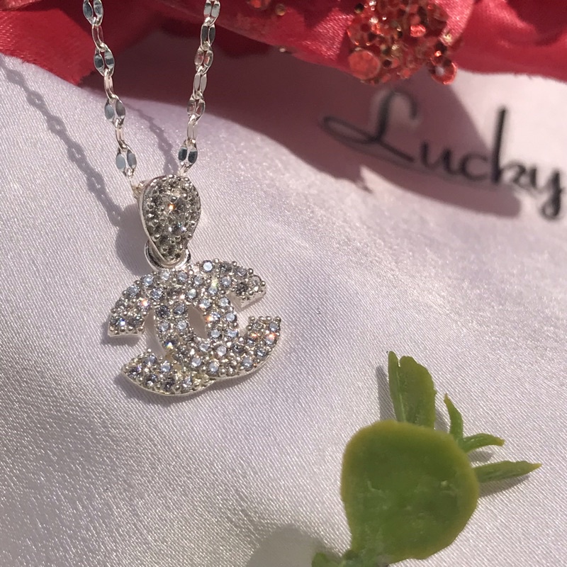 Dây chuyền BẠC nữ mặt chữ X sang trọng | Vòng cổ nữ bạc thật, bạc ta|| Lucky Silver