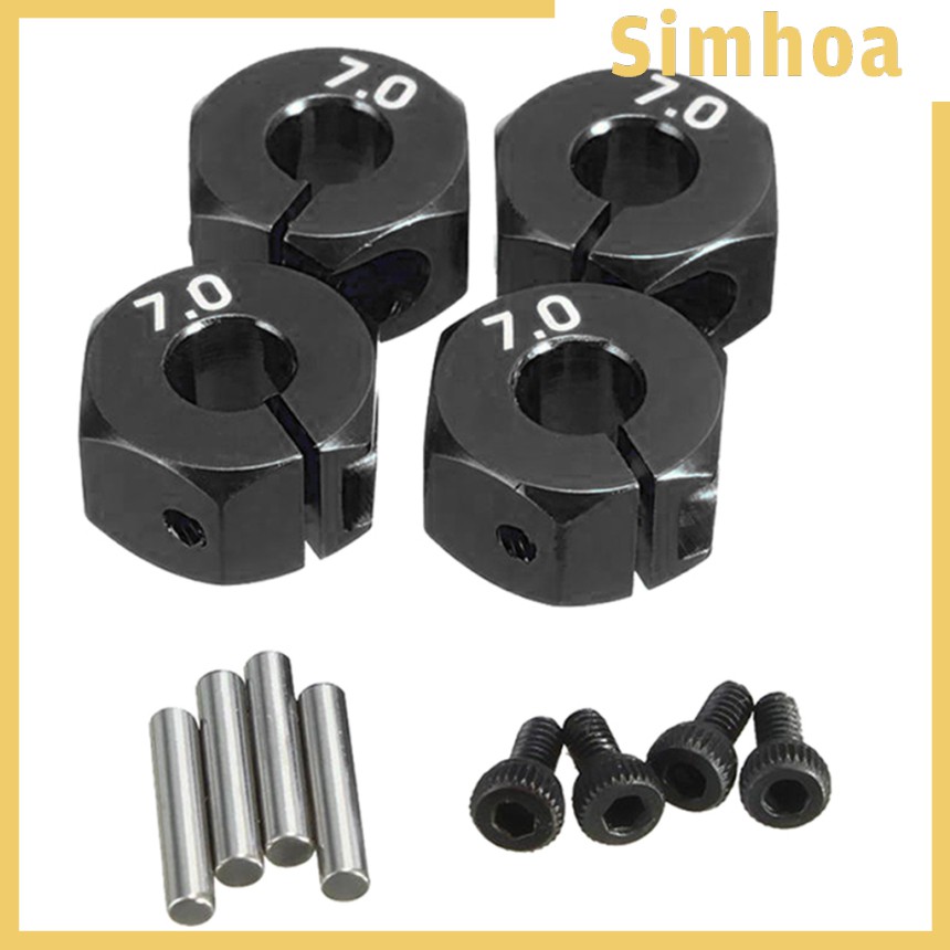 RC Bộ 4 Trục Bánh Xe Ô Tô Đồ Chơi Tỉ Lệ 1: 10 Hsp 12mm