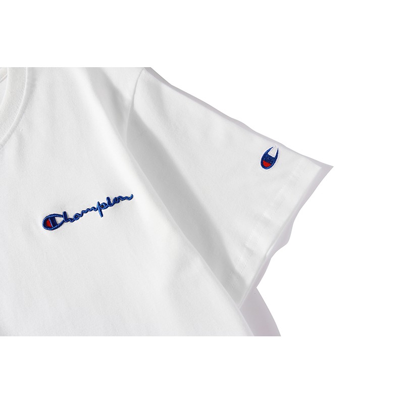Áo Thun Cotton Ngắn Tay Thêu Họa Tiết Xinh Xắn Dành Cho Các Cặp Đôi