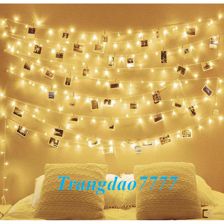 Dây Đèn Đom Đóm Xài Điện 220V Đèn Led Decor Phòng Ngủ Đèn Trang Trí Noel Tiệc Tùng LD