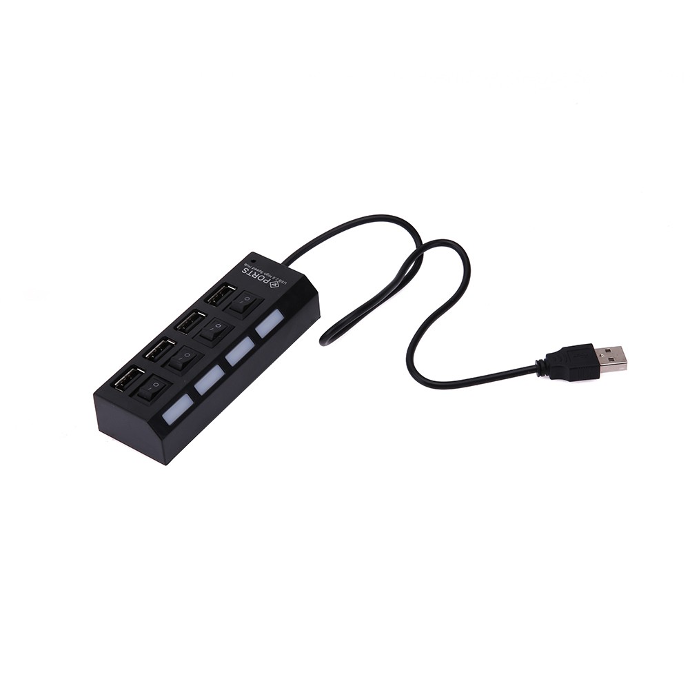 Củ sạc 4 cổng USB 2.0 công tắc riêng