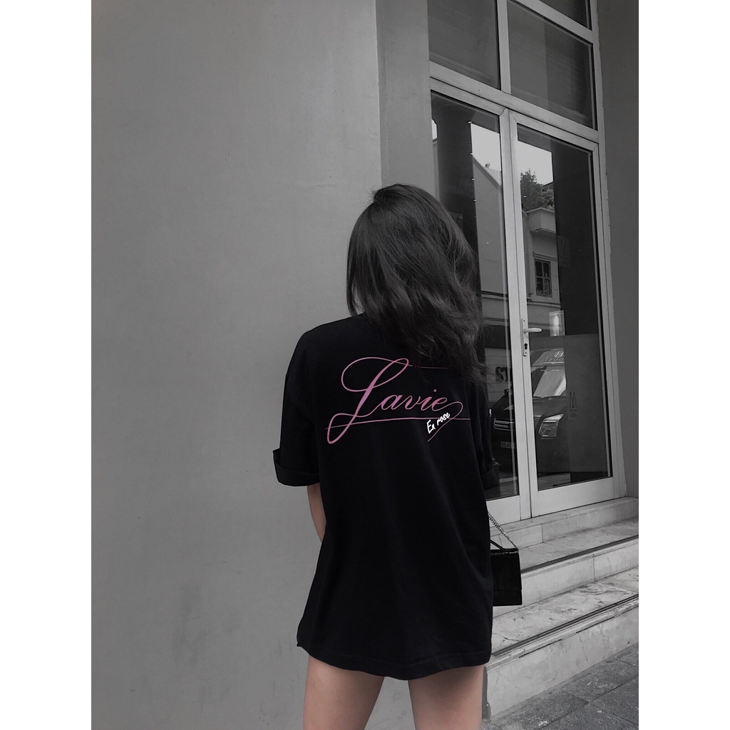 Áo thun nữ BLACKDOKI-Lavie , áo phông basic hiện đại cá tính chất cotton dày dặn oversize | BigBuy360 - bigbuy360.vn