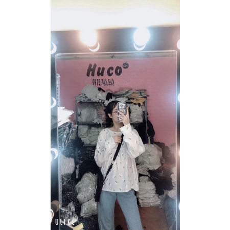 Áo Babydoll Hoa Nhí 2 Màu Tay Bồng Dài NữSơ mi form rộng giấu quần màu trắng bánh bèo tiểu thư Ulzzang Vintage Hottrend
