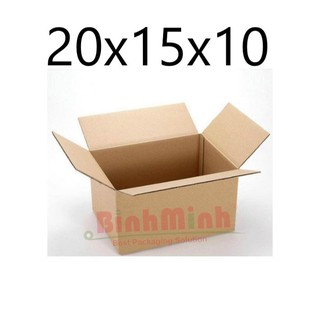 20x15x10 (combo 100 cái) Hộp carton đóng hàng