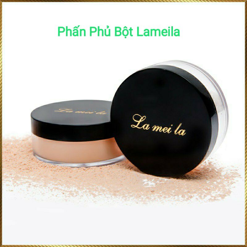 [Free Ship]Phấn Phủ Bột Kiềm Dầu Lameila,Phấn Nén Không Thấm Nước, Siêu Mịn,Che Khuyết Điểm,Kiểm Soát Dầu Hiệu Quả