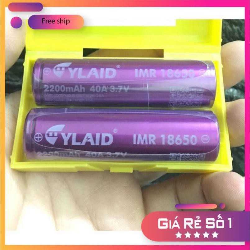 Pin 18650 CYLAID IMR 3.7v 2200mAh 40A (Hàng Authentic)