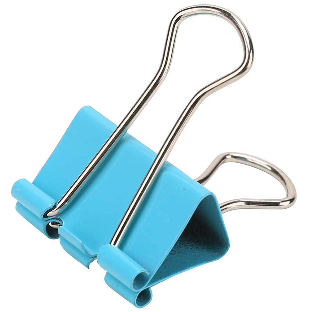 Kẹp Bướm Màu Deli Hộp 25mm, 32mm, 41mm, 51mm