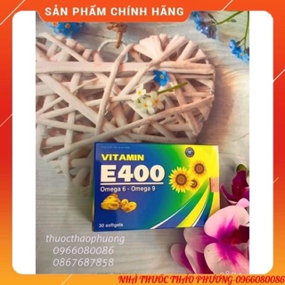 ✅Viên uống Vitamin E 400⚡️CHIẾT XUẤT TỪ THIÊN NHIÊN ⚡️Làm đẹp da,tăng cường nội tiết tố,chống lão hoá,giảm nhăn,sáng da