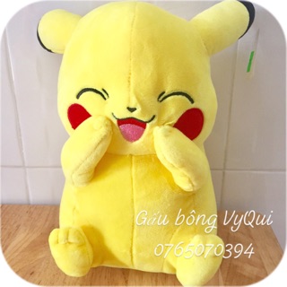 Gấu bông Pi-ka chu cười