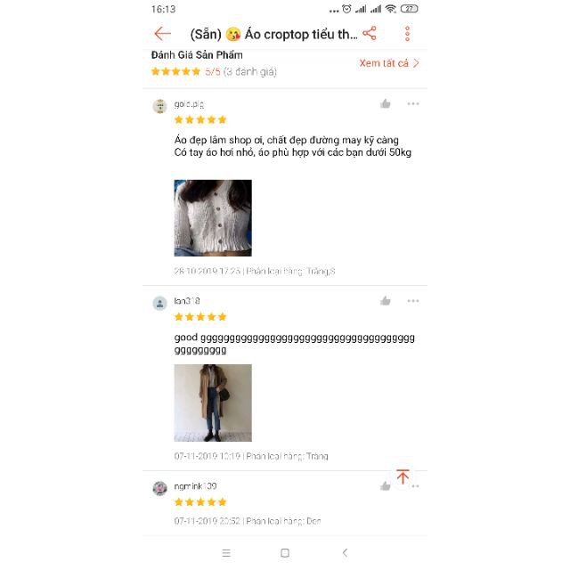 😘 Áo croptop xuân thu dài tay dáng cardigan bo eo dễ thương