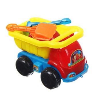 Xe xúc cát đi biển 22cm ( kèm nhìu phụ kiện như hình)