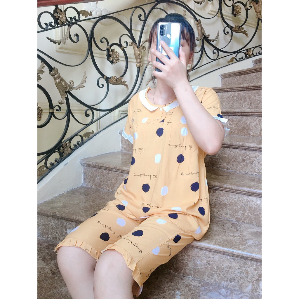 Bộ Bầu Lửng cổ bèo tay loe điệubộ lanh bầu Chất lanh đanh siêu đẹp mềm không nhăn☘️quần có chun chỉnh bụng❤️freesize