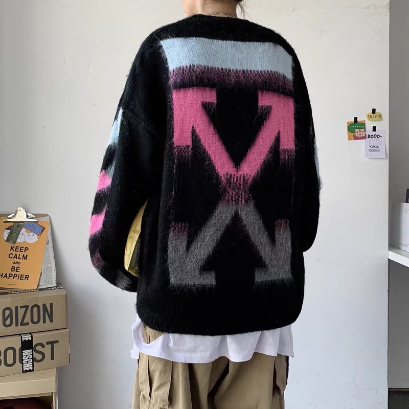 Áo len lông off white mai phương bùi