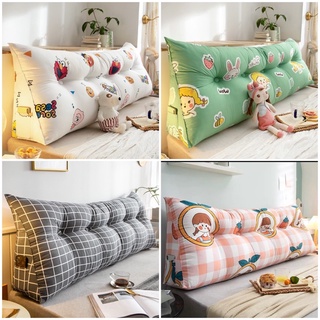 ĐỆM NỆM GỐI DÀI TỰA ĐẦU GIƯỜNG ÔM NGỦ ĐA NĂNG kiểu tam giác Hoa văn (Mã 06)
