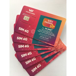 Siêu Thánh Up Vietnamobile - Miễn phí Internet - TKC 50.000 đồng