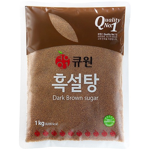 Đường Đen SamYang Hàn Quốc Gói 1 KG - Dark Brown Sugar