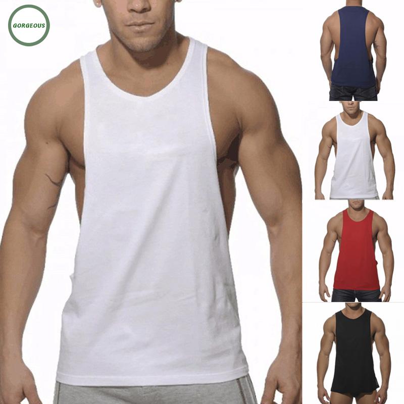 Tank Top 1 pcs Singlet Sleeveless Fashion Mens Tank Top Gym Undershirt