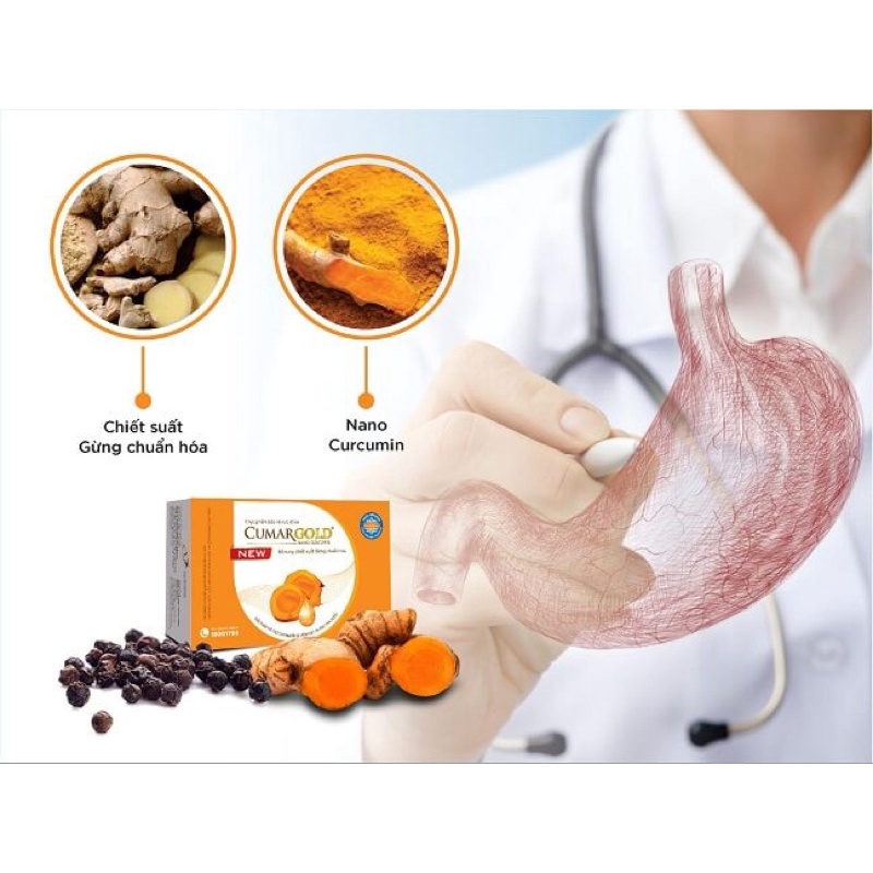✅ Cumargold New hỗ trợ cải thiện viêm loét dạ dày