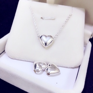 Dây chuyền mặt tim trơn LINH MIU SILVER