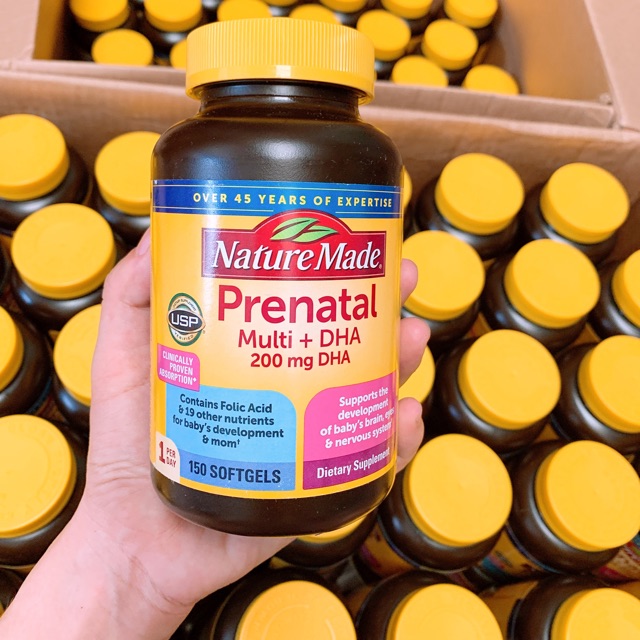 Viên uống Prenatal multi + Dha 150 viên